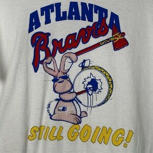 Atlanta Braves Shirt (VTG) - 90s MLB Energizer Bunny Sz Large